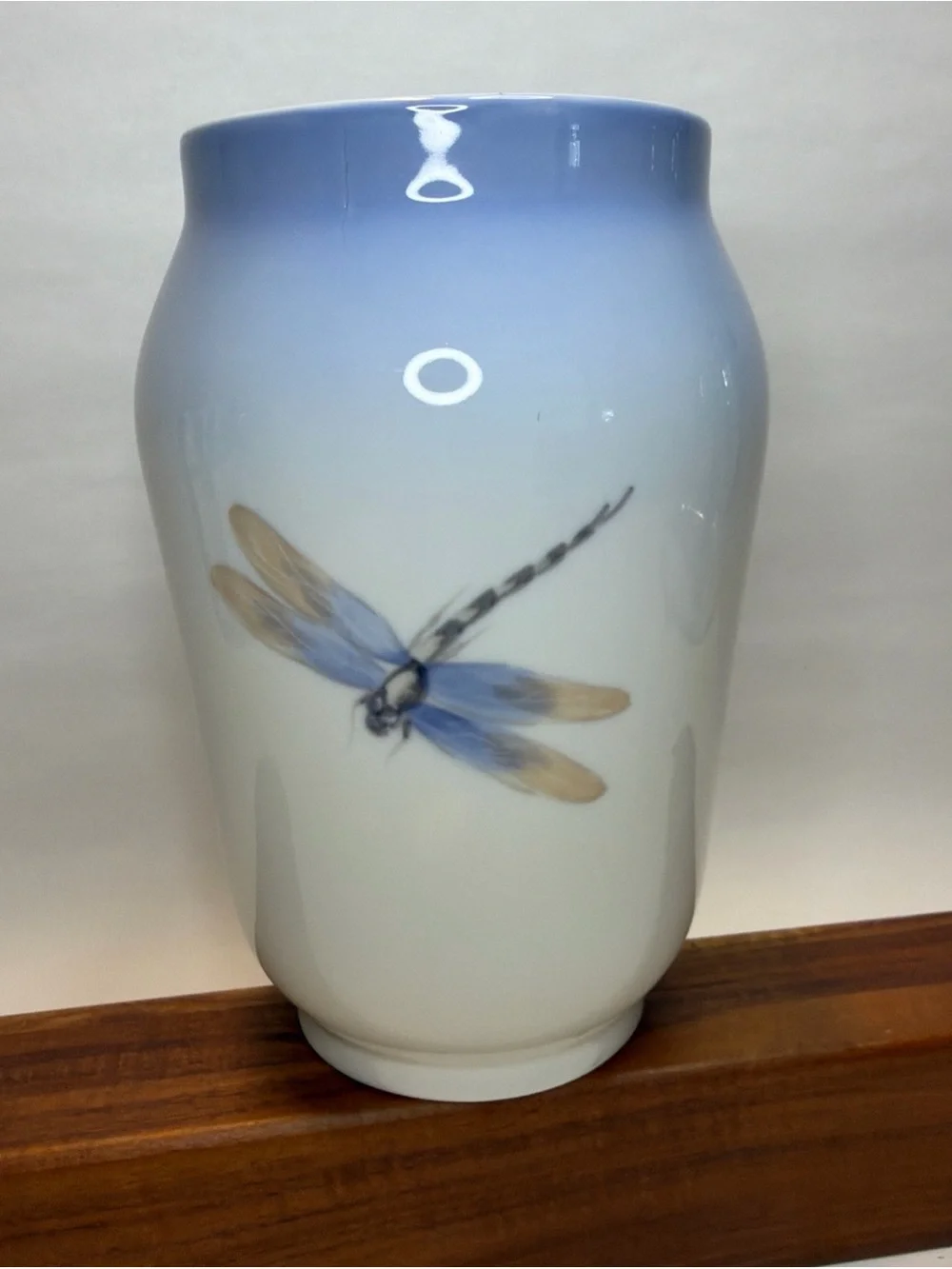 Royal Copenhagen Vase No. 2669/108 with Water Lily Motif Excellent Condition